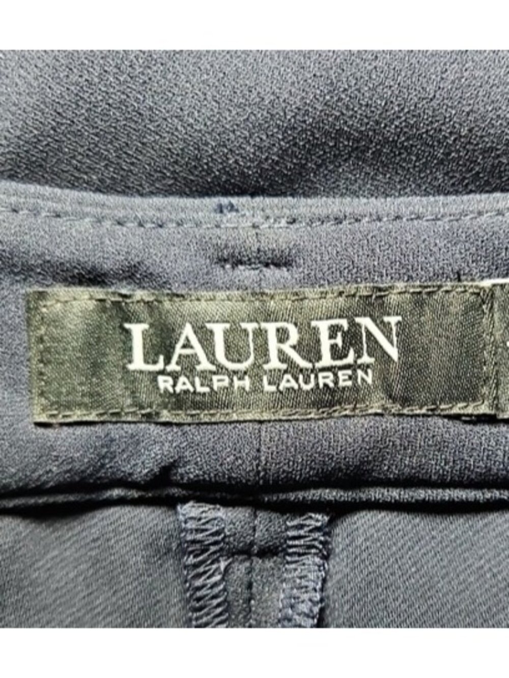 Lauren Ralph Lauren Black Label Double-Faced Georgette Wide-Leg Pant New Size 14 - Picture 5 of 13